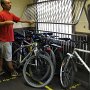 Caricamento delle bici sul treno